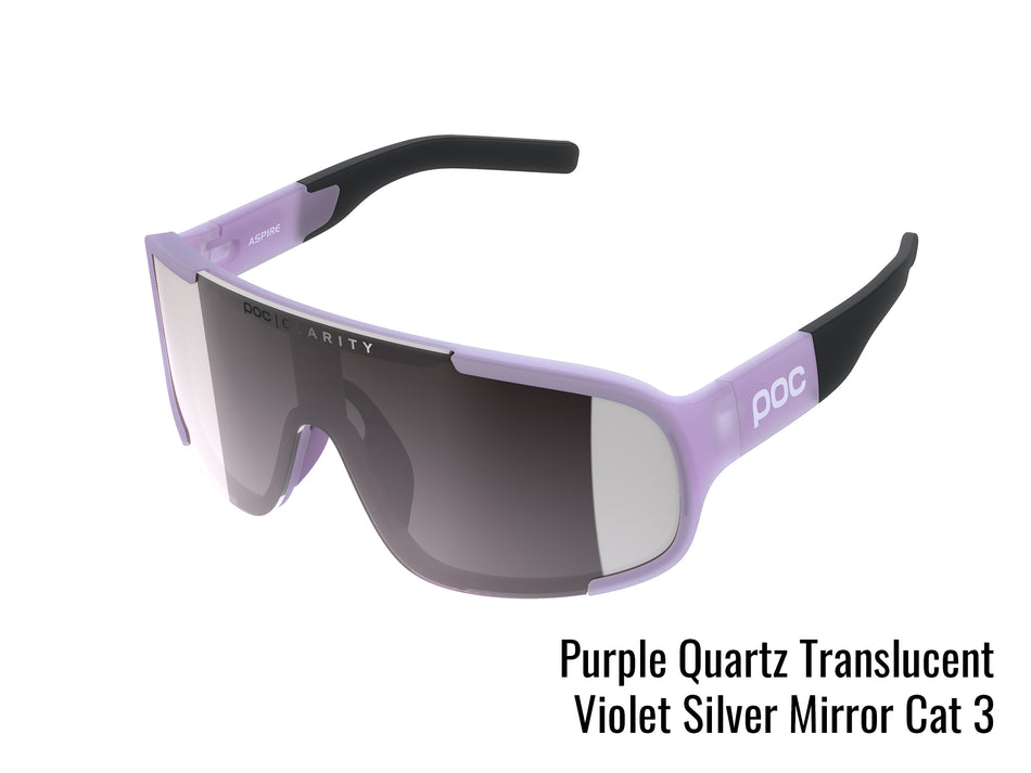 Poc cycling glasses purple and silver 