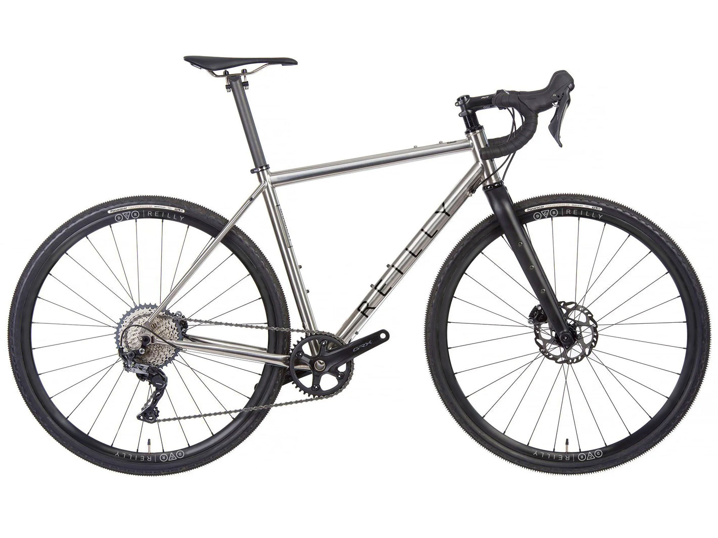 Titanium gravel bike with Reilly x DCR Wheels 