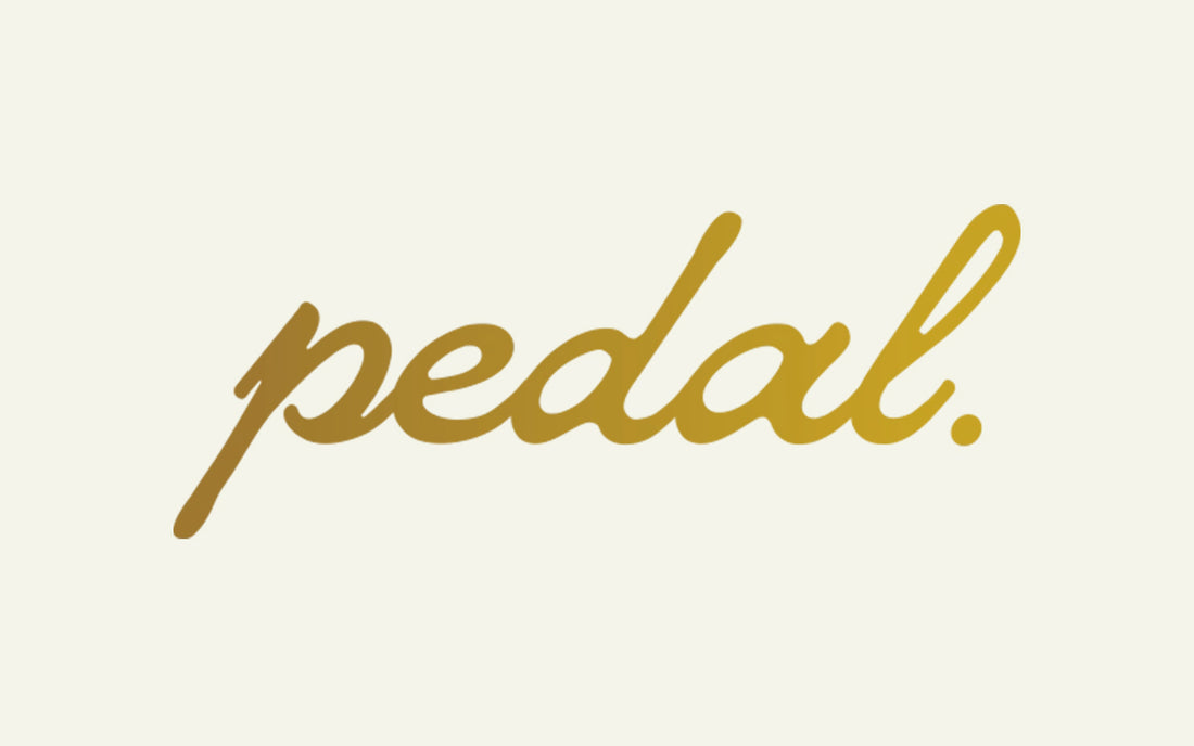 Pedal in handwriting font