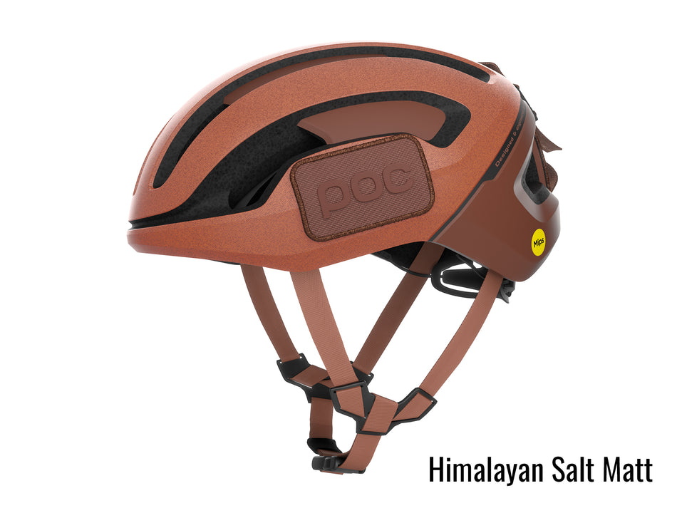 Brown poc mips gravel helmet 