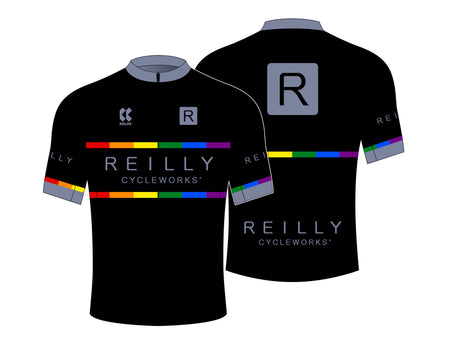 Reilly branded jersey front and back 