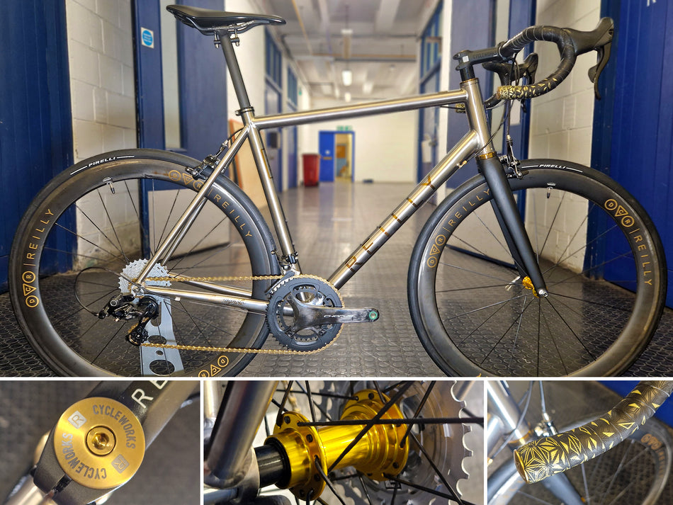 T325 ROAD CALIPER // GOLD ANO // CAMPAG CHORUS 12SP // XL